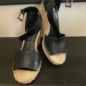 Black Vince Camuto Wedges, used a few times.